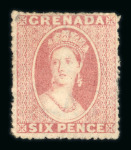 Stamp of Grenada 1861-1936 mint collection on stock sheets