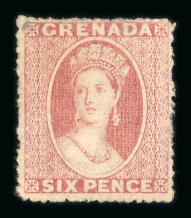 Stamp of Grenada 1861-1936 mint collection on stock sheets