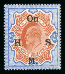 Stamp of India » Collections, Lots etc. 1855-1935 mint collection on stock pages