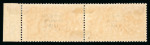Stamp of Ireland » 1922-23 Thom Three-Line Overprints (T47-T61) 1922 Thom 5/- rose-carmine in marginal mint pair with part o.g., the right hand stamp with 'Accent reversed'
