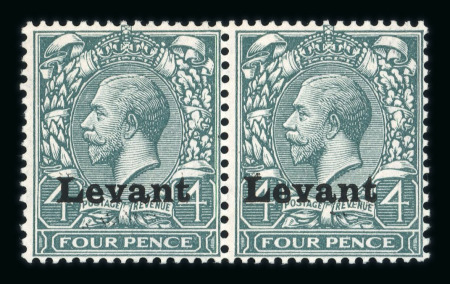 Stamp of British Levant  British Levant 1885-1921 mint collection on stock pages