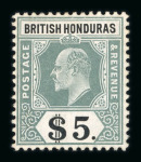 Stamp of British Honduras British Honduras 1865-1935 mint collection on stock pages
