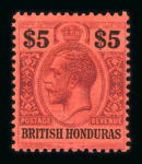 Stamp of British Honduras British Honduras 1865-1935 mint collection on stock pages