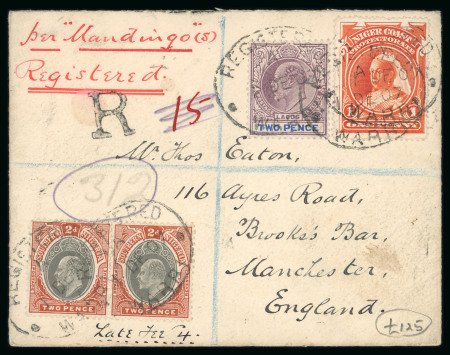 Stamp of Nigerias » Southern Nigeria Niger Coast/ Southern Nigeria 1900s cover accumulation