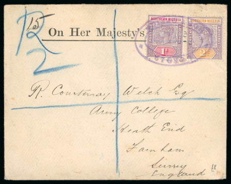 Stamp of Nigerias » Northern Nigeria Northern Nigeria 1900s registered covers x 4