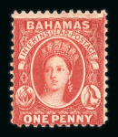 Stamp of Bahamas Bahamas 1862-1935 mint collection on stock sheets