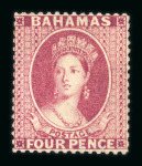 Stamp of Bahamas Bahamas 1862-1935 mint collection on stock sheets