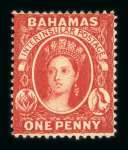 Stamp of Bahamas Bahamas 1862-1935 mint collection on stock sheets