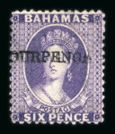 Stamp of Bahamas Bahamas 1862-1935 mint collection on stock sheets