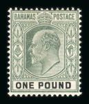 Stamp of Bahamas Bahamas 1862-1935 mint collection on stock sheets