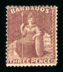 Stamp of Barbados Barbados 1852-1935 mint collection on stock pages