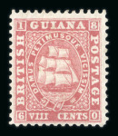 Stamp of British Guiana British Guiana 1865-1935 mint collection on stock sheets