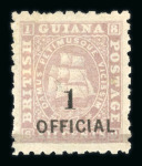 Stamp of British Guiana British Guiana 1865-1935 mint collection on stock sheets