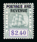 Stamp of British Guiana British Guiana 1865-1935 mint collection on stock sheets