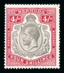 Stamp of Bermuda 1918-22 MCA group of four varieties