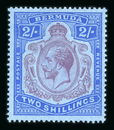 Stamp of Bermuda 1924-32 Script group of four varieties