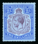 Stamp of Bermuda 1924-32 Script group of four varieties