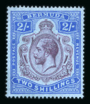 Stamp of Bermuda 1924-32 Script group of four varieties