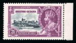 Stamp of British Guiana 1935 Jubilee 24c nh with the 'Dash by turret' variety.