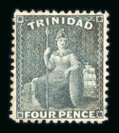 Stamp of Trinidad and Tobago Trinidad & Tobago 1851-1935 mint collection on stock sheets