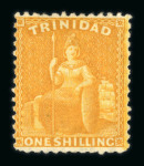 Stamp of Trinidad and Tobago Trinidad & Tobago 1851-1935 mint collection on stock sheets