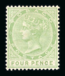 Stamp of Trinidad and Tobago Trinidad & Tobago 1851-1935 mint collection on stock sheets