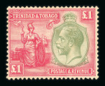 Stamp of Trinidad and Tobago Trinidad & Tobago 1851-1935 mint collection on stock sheets