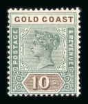 Stamp of Gold Coast Gold Coast 1875-1935 mint collection on stock sheets
