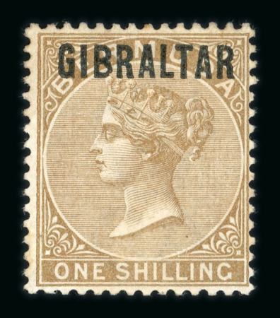Stamp of Gibraltar Gibraltar 1886-1935 mint collection on stock sheets with plenty of premium material