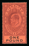 Stamp of Gibraltar Gibraltar 1886-1935 mint collection on stock sheets with plenty of premium material
