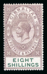 Stamp of Gibraltar Gibraltar 1886-1935 mint collection on stock sheets with plenty of premium material
