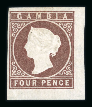 Stamp of Gambia Gambia 1869-1935 attractive mint collection on stock sheets