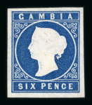 Stamp of Gambia Gambia 1869-1935 attractive mint collection on stock sheets