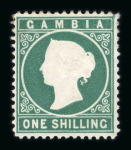Stamp of Gambia Gambia 1869-1935 attractive mint collection on stock sheets