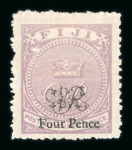 Stamp of Fiji Fiji 1871-1935 range of mint material on stock pages