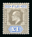 Stamp of Fiji Fiji 1871-1935 range of mint material on stock pages