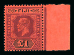Stamp of Fiji Fiji 1871-1935 range of mint material on stock pages