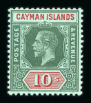 Stamp of Cayman Islands Cayman Islands 1900-35 comprehensive mint range on stock leaves