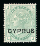 Stamp of Cyprus Cyprus 1880-1935 comprehensive mint collection neatly presented on stock pages