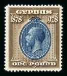 Stamp of Cyprus Cyprus 1880-1935 comprehensive mint collection neatly presented on stock pages
