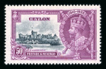 Stamp of Ceylon Ceylon 1857-1935 extensive mint collection on stock sheets