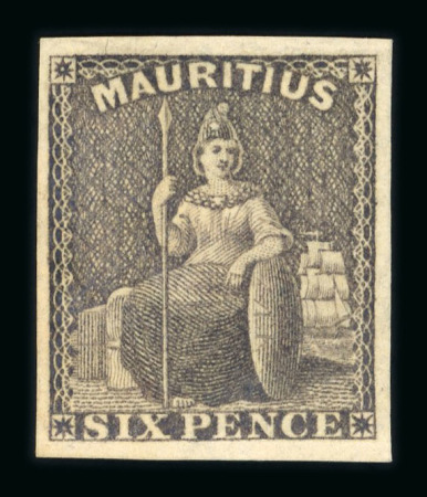 Stamp of Mauritius » 1858-62 Britannia Issues (SG 26-35) Mauritius 1858-62 Britannia 4d and two 6d o.g.