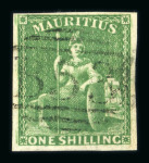 Stamp of Mauritius » 1858-62 Britannia Issues (SG 26-35) Mauritius 1858-62 Britannia used group