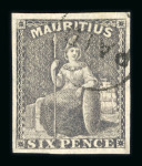 Stamp of Mauritius » 1858-62 Britannia Issues (SG 26-35) Mauritius 1858-62 Britannia used group x20
