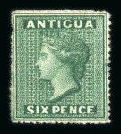 Stamp of Antigua & Barbuda Antigua 1863-1935 mint group on stock sheets