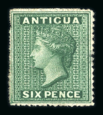 Stamp of Antigua & Barbuda Antigua 1863-1935 mint group on stock sheets