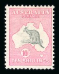 Stamp of Australia » Collections Australia 1913-35 mint collection on stock pages