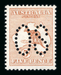 Stamp of Australia » Collections Australia 1913-35 mint collection on stock pages