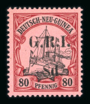 Stamp of New Guinea New Guinea 1914-35 range of mint issues on stock sheets