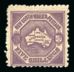 Stamp of Australia » New South Wales NSW 1854-1910 mint range on stock sheets